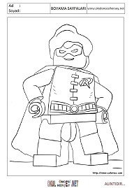 lego-batman boyama sayfaları